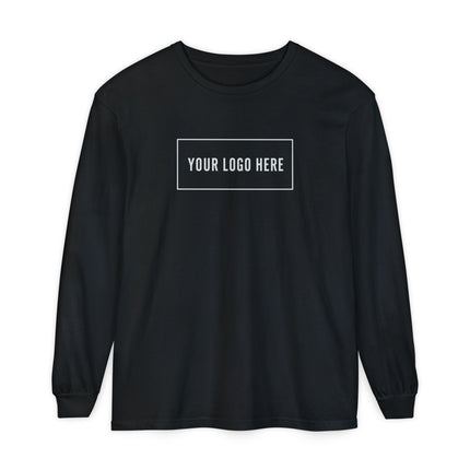 Custom Printed Garment-Dyed Heavyweight Long-Sleeve T-Shirt - Comfort Colors 6014