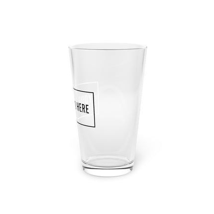 Custom Printed Shaker Pint Glass - 16oz