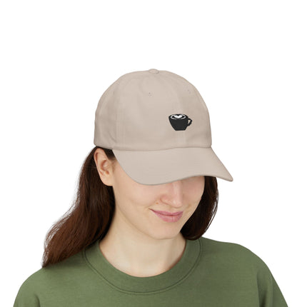 Latte Art Dad Cap – Embroidered Coffee Cup Baseball Hat