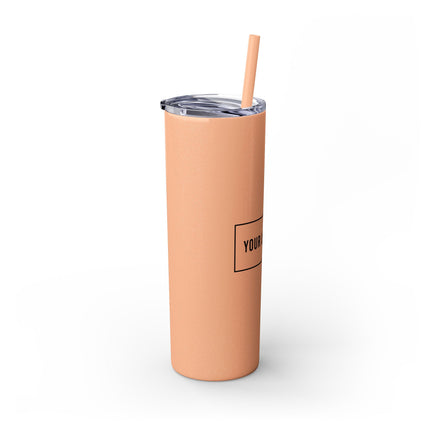 Custom Printed Insulated Tumbler with Straw - 20oz