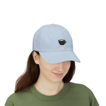 Latte Art Dad Cap – Embroidered Coffee Cup Baseball Hat