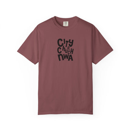 City Church NWA T-Shirt — Bold Typography Church Tee