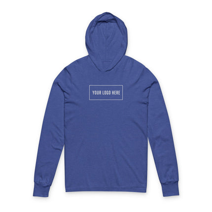 Custom Printed Hooded Long-Sleeve T-Shirt - Bella+Canvas 3512