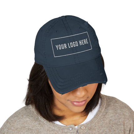 Custom Embroidered Distressed Dad Hat - OTTO 104-1018