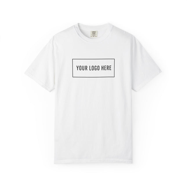 Custom Comfort Colors 1717 garment-dyed t-shirt with your logo on the front