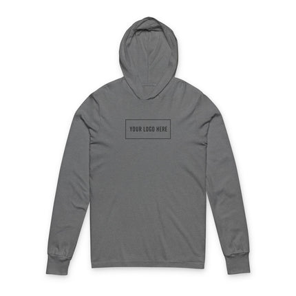 Custom Printed Hooded Long-Sleeve T-Shirt - Bella+Canvas 3512
