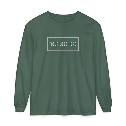 Custom Printed Garment-Dyed Heavyweight Long-Sleeve T-Shirt - Comfort Colors 6014