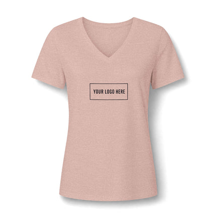 Custom Printed Women's V-Neck T-Shirt - Bella+Canvas 6405CVC