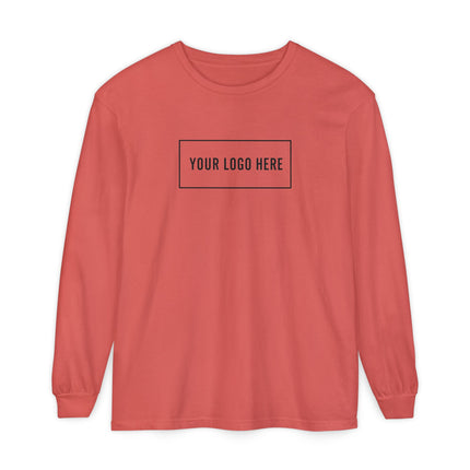 Custom Printed Garment-Dyed Heavyweight Long-Sleeve T-Shirt - Comfort Colors 6014