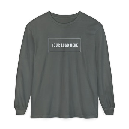 Custom Printed Garment-Dyed Heavyweight Long-Sleeve T-Shirt - Comfort Colors 6014