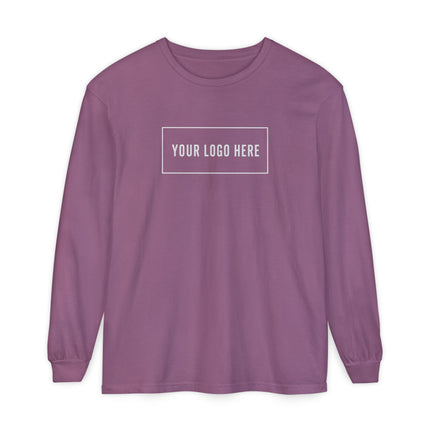 Custom Printed Garment-Dyed Heavyweight Long-Sleeve T-Shirt - Comfort Colors 6014