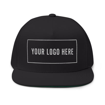 Custom Embroidered Flat Bill Snapback - Yupoong 6007