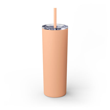 Custom Printed Insulated Tumbler with Straw - 20oz