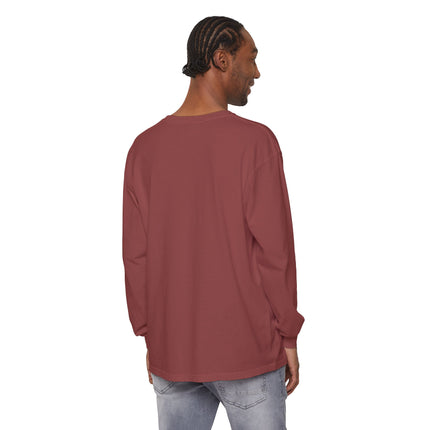 Custom Printed Garment-Dyed Heavyweight Long-Sleeve T-Shirt - Comfort Colors 6014