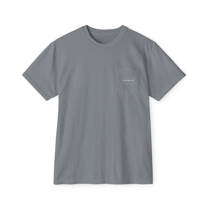 Custom Printed Unisex Garment-Dyed Pocket T-Shirt - Comfort Colors 6030
