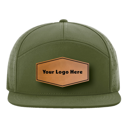 Richardson 169 Leather Patch Hat – Laser Engraved Logo