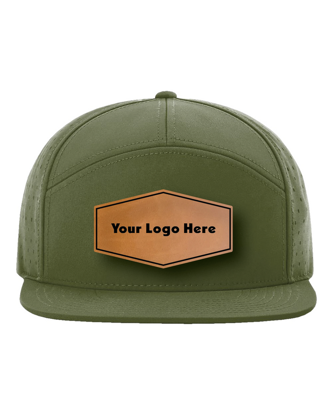Richardson 169 Leather Patch Hat – Laser Engraved Logo