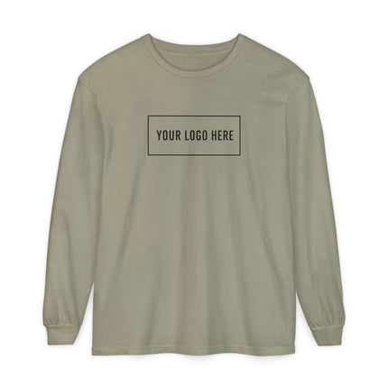 Custom Printed Garment-Dyed Heavyweight Long-Sleeve T-Shirt - Comfort Colors 6014