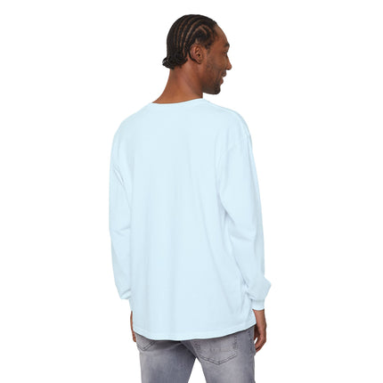 Custom Printed Garment-Dyed Heavyweight Long-Sleeve T-Shirt - Comfort Colors 6014
