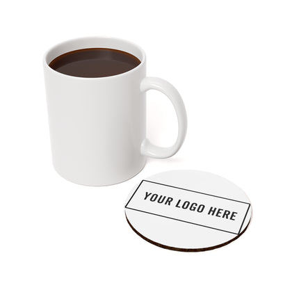 Custom Printed Cork-Back Coaster