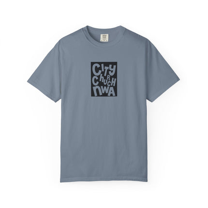City Church NWA T-Shirt — Retro Block Letter Graphic Tee