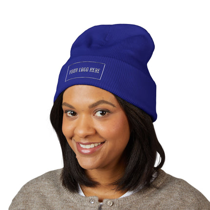 Custom Embroidered Cuffed Beanie - Yupoong 1501KC