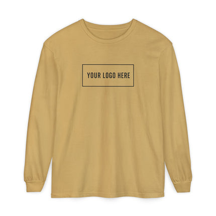 Custom Printed Garment-Dyed Heavyweight Long-Sleeve T-Shirt - Comfort Colors 6014