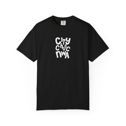 City Church NWA T-Shirt — White Retro Bold Logo Tee
