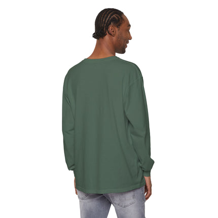 Custom Printed Garment-Dyed Heavyweight Long-Sleeve T-Shirt - Comfort Colors 6014