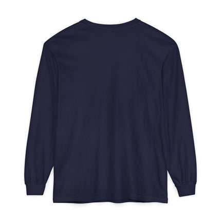 Custom Printed Garment-Dyed Heavyweight Long-Sleeve T-Shirt - Comfort Colors 6014