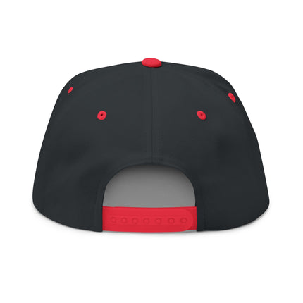 Custom Embroidered Flat Bill Snapback - Yupoong 6007