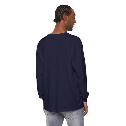 Custom Printed Garment-Dyed Heavyweight Long-Sleeve T-Shirt - Comfort Colors 6014