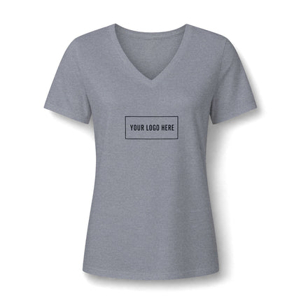 Custom Printed Women's V-Neck T-Shirt - Bella+Canvas 6405CVC