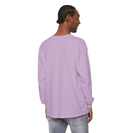 Custom Printed Garment-Dyed Heavyweight Long-Sleeve T-Shirt - Comfort Colors 6014