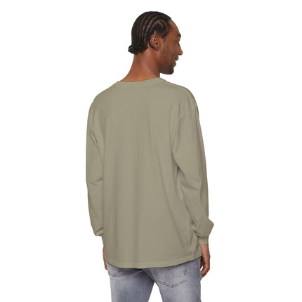 Custom Printed Garment-Dyed Heavyweight Long-Sleeve T-Shirt - Comfort Colors 6014