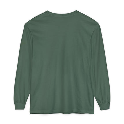 Custom Printed Garment-Dyed Heavyweight Long-Sleeve T-Shirt - Comfort Colors 6014