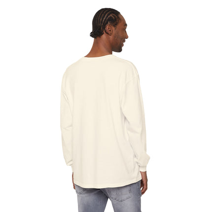 Custom Printed Garment-Dyed Heavyweight Long-Sleeve T-Shirt - Comfort Colors 6014