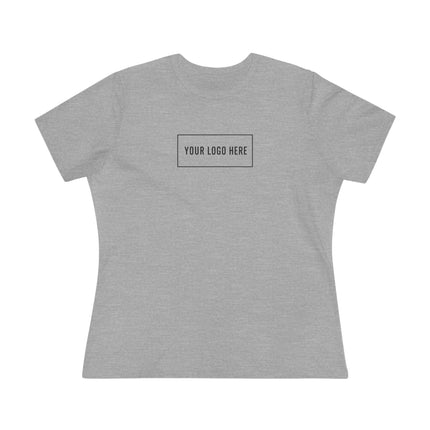 Personalized women's relaxed tee with your logo, Bella+Canvas 6400