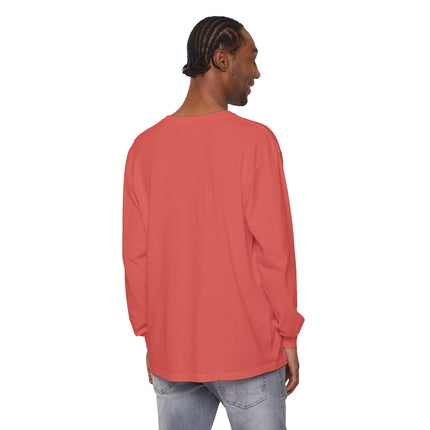 Custom Printed Garment-Dyed Heavyweight Long-Sleeve T-Shirt - Comfort Colors 6014