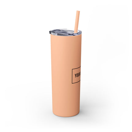 Custom Printed Insulated Tumbler with Straw - 20oz