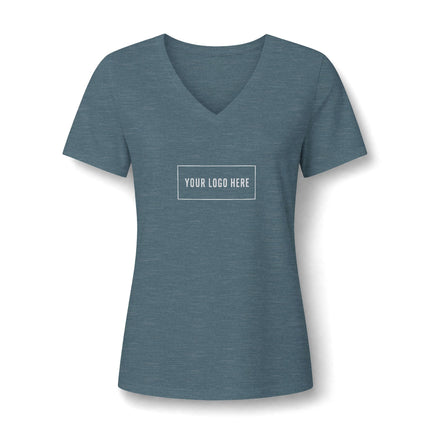 Custom Printed Women's V-Neck T-Shirt - Bella+Canvas 6405CVC