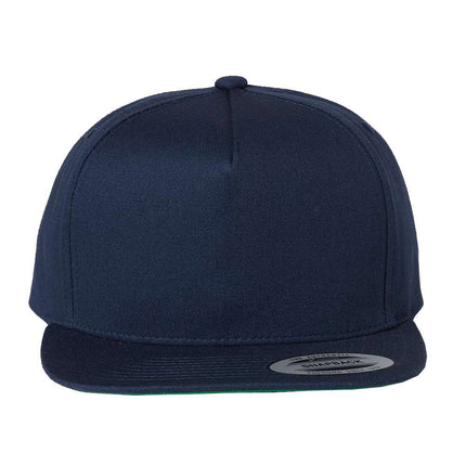 Five-Panel Cotton Twill Snapback Cap