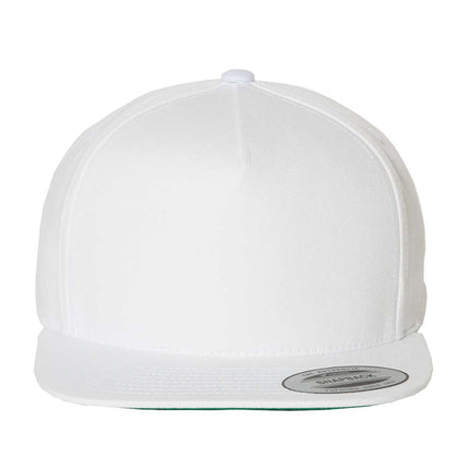 Five-Panel Cotton Twill Snapback Cap