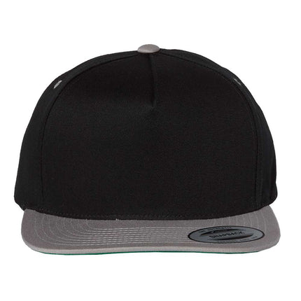 Five-Panel Cotton Twill Snapback Cap