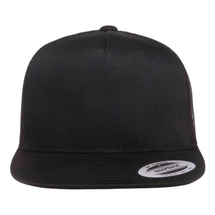 YP Classics 6006 Leather Patch Hat – Five-Panel Trucker