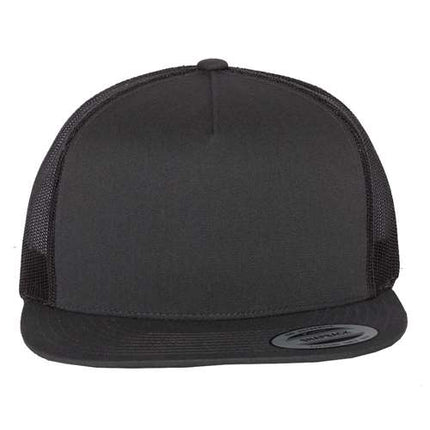 YP Classics 6006 Leather Patch Hat – Five-Panel Trucker