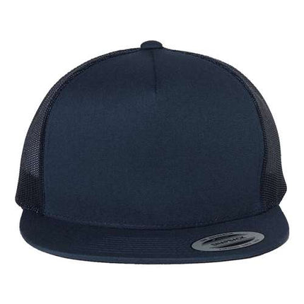 YP Classics 6006 Leather Patch Hat – Five-Panel Trucker