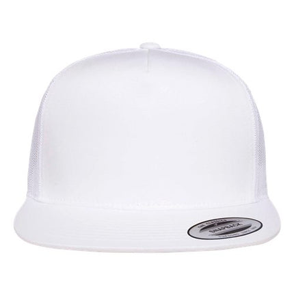 YP Classics 6006 Leather Patch Hat – Five-Panel Trucker