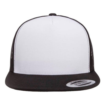 YP Classics 6006 Leather Patch Hat – Five-Panel Trucker