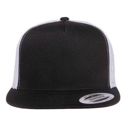 YP Classics 6006 Leather Patch Hat – Five-Panel Trucker